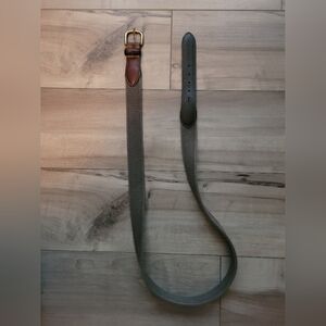 Orvis Men's Green and Brown Belt